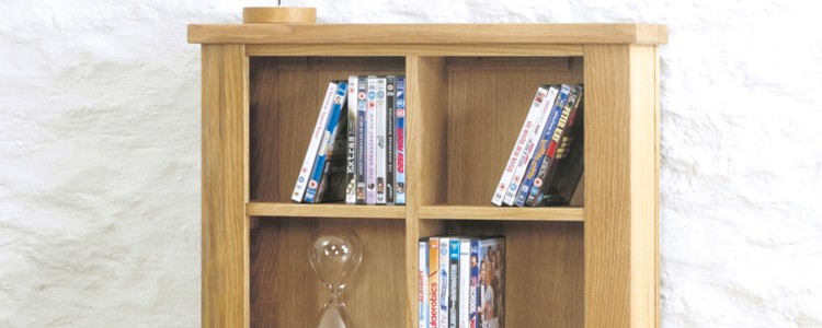 Oak CD DVD Racks